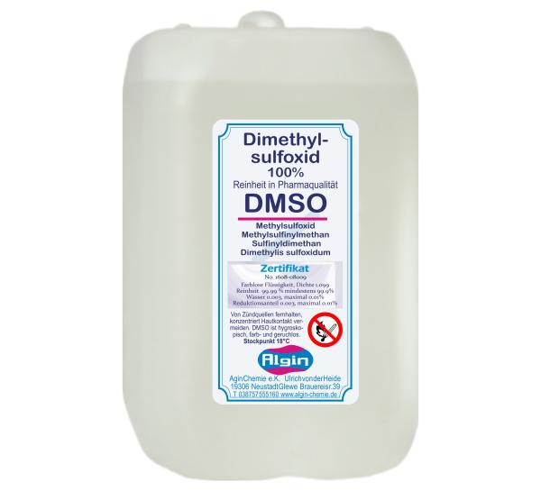 DMSO hochrein 100% 4 Liter Dimethylsulfoxid Sulfinyldimethan Dimethylissulfox